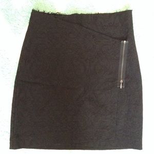 CORA KEMPERMAN edgy black mini skirt S